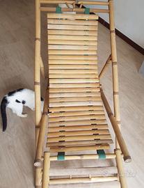 Sedia Sdraio in bambù