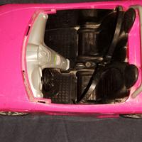 Auto giocattolo rosa glitterata