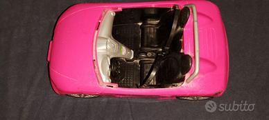 Auto giocattolo rosa glitterata