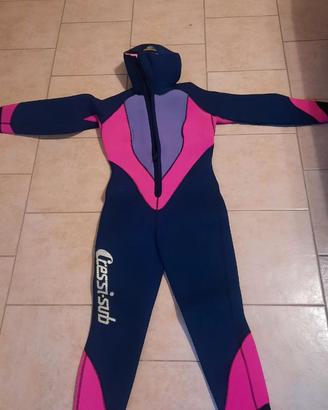 Muta Sub Cressi-Sub Donna 5mm con Cappuccio