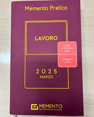 Memento Lavoro Marzo 2025