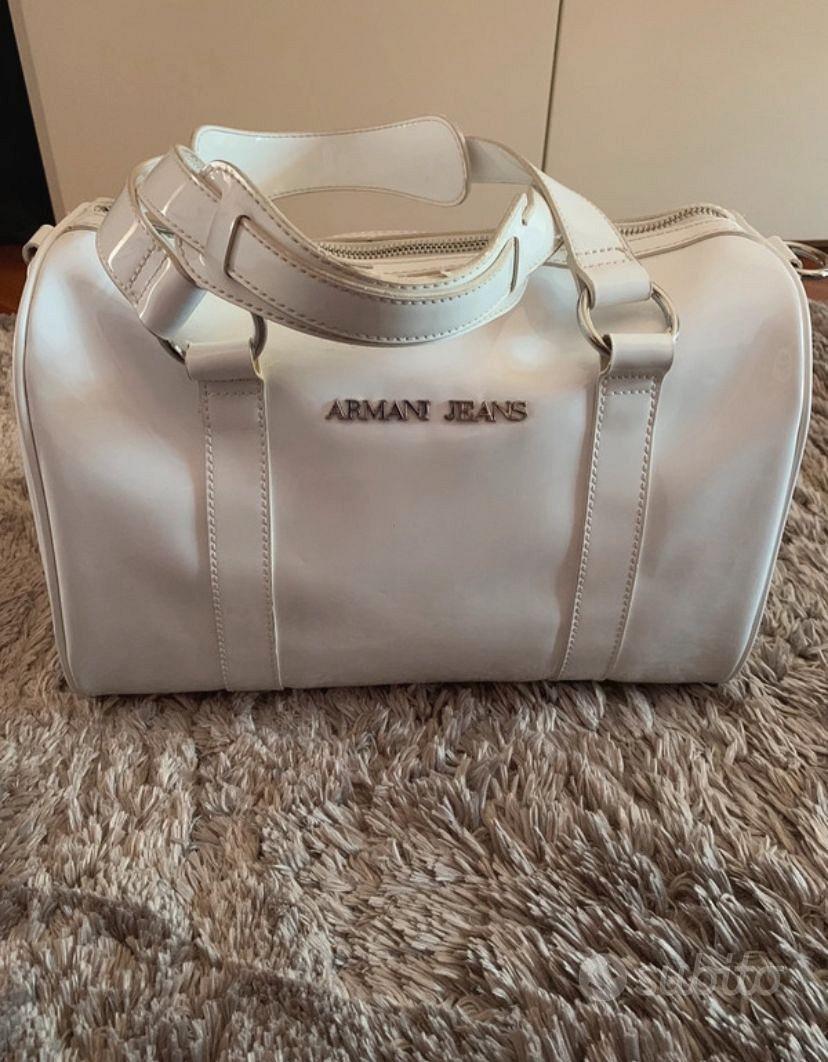 Borsa Armani jeans bianca come nuova Abbigliamento e Accessori