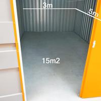 BOX 15mq (L3m x P5m x A2.7m)