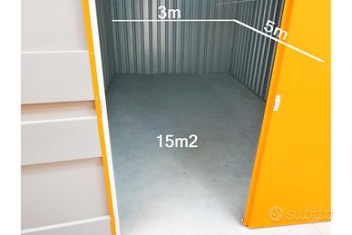 BOX 15mq (L3m x P5m x A2.7m)