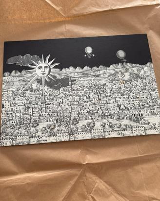 Fornasetti cartellina da scrivania.