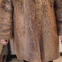Pelliccia vintage castoro taglia 44