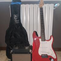 Chitarra elettrica fender + amplificatore