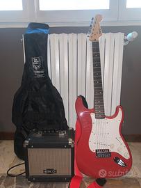 Chitarra elettrica fender + amplificatore