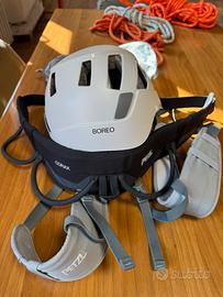 CASCO E IMBRAGO PETZL SPELEO/ALPINO