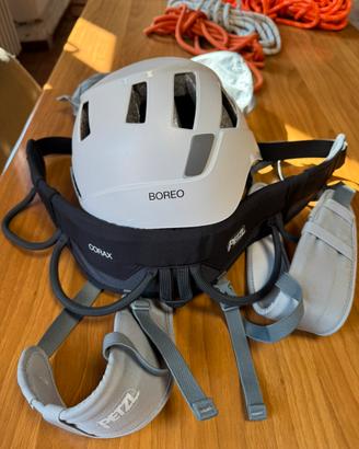 CASCO E IMBRAGO PETZL SPELEO/ALPINO