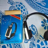 radio cuffie vintage 
