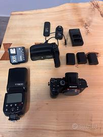 Sony 7III con accessori