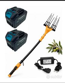 Abbacchiatore scuotitore per olive con 2 batterie 