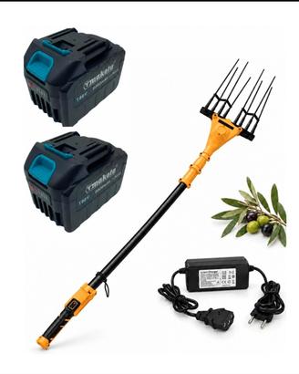 Abbacchiatore scuotitore per olive con 2 batterie 