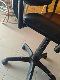 sedia da scrivania girevole regolabile altezza 
