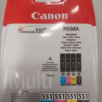 CANON 551 CARTUCCE ORIGINALI PER STAMPANTI 