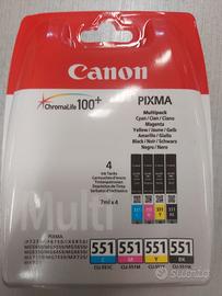 CANON 551 CARTUCCE ORIGINALI PER STAMPANTI 