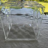 Kartell cubo trasparente