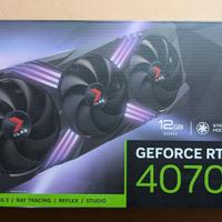 Scheda grafica GEFORCE RTX 4070Ti 12GB, in garanzi