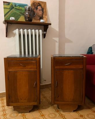 Coppia di comodini vintage
