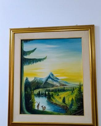 quadro dipinto su tela 