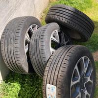 4 Cerchi Fiat 500 + 4 Pneumatici 215/55 R17 94V