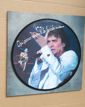 Vinile 33 giri a quadro omaggio a Renato Zero 