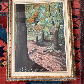 Quadro olio su tela  67x85 solo dipinto 50x70