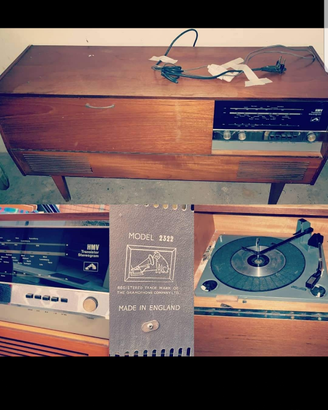 Mobile Giradischi HMV Transistor Stereogram