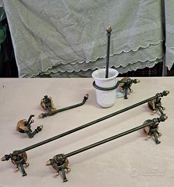 set completo accessori bagno 