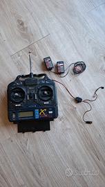 Radiocomando Hitec Flash 5 System X + 2 Ricev.