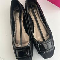 ballerine vintage in vera pelle