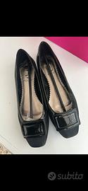ballerine vintage in vera pelle