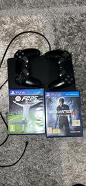 PS4+2 controller+ Tutti i cavi necessari+ FC 25+ 4