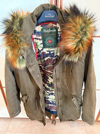 Cappotto Parka Maschile/Femminile taglia 46 Verde