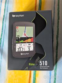 Ciclocomputer Bryton Rider S510E nuovo.