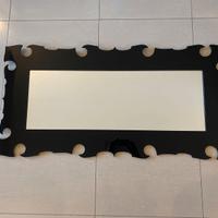 Specchio in metecrilato nero