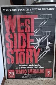 POSTER / LOCANDINA WEST SIDE STORY teatro smeraldo