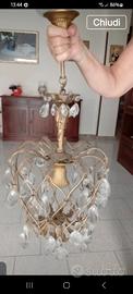 lampadario a gocce