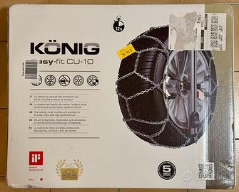Catene KONING Easy Fit CU-10 montaggio in 12 sec.