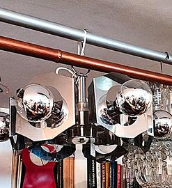 Lampadario vintage SPACE AGE