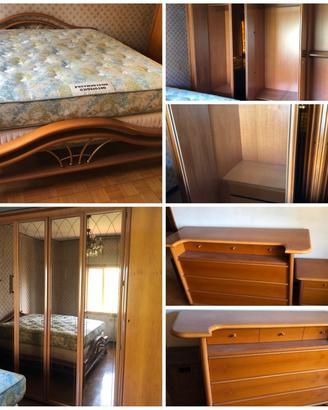 arredo per camera matrimoniale in legno di faggio