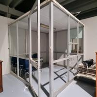 Box ufficio prefabbricato smontabile in alluminio