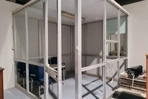 Box ufficio prefabbricato smontabile in alluminio