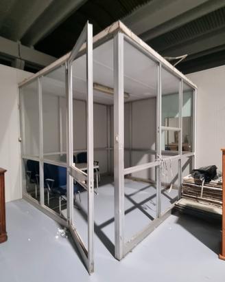 Box ufficio prefabbricato smontabile in alluminio