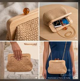 Clutch Crochet Eleganza Artigianale A Matera 