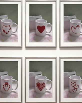 Tazze e tazzine in ceramica con grafiche a scelta