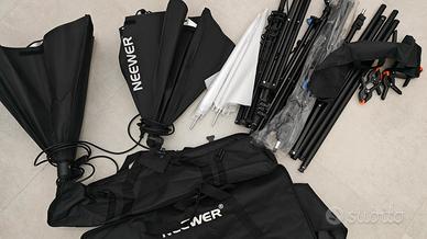 kit per Fotografia con Supporto per Fondale