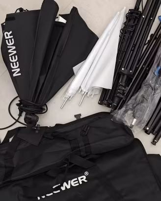 kit per Fotografia con Supporto per Fondale