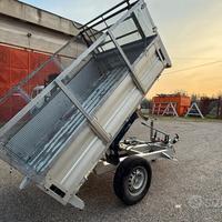 Rimorchio metal micanti ribaltabile per auto